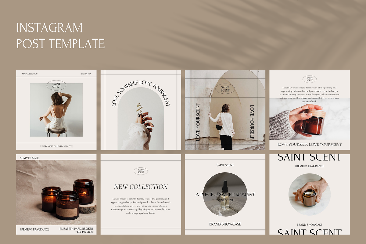 Aesthetic IG Post & Stories Template, a Social Media Template by Rumiz Design (Photo 4 of 13)