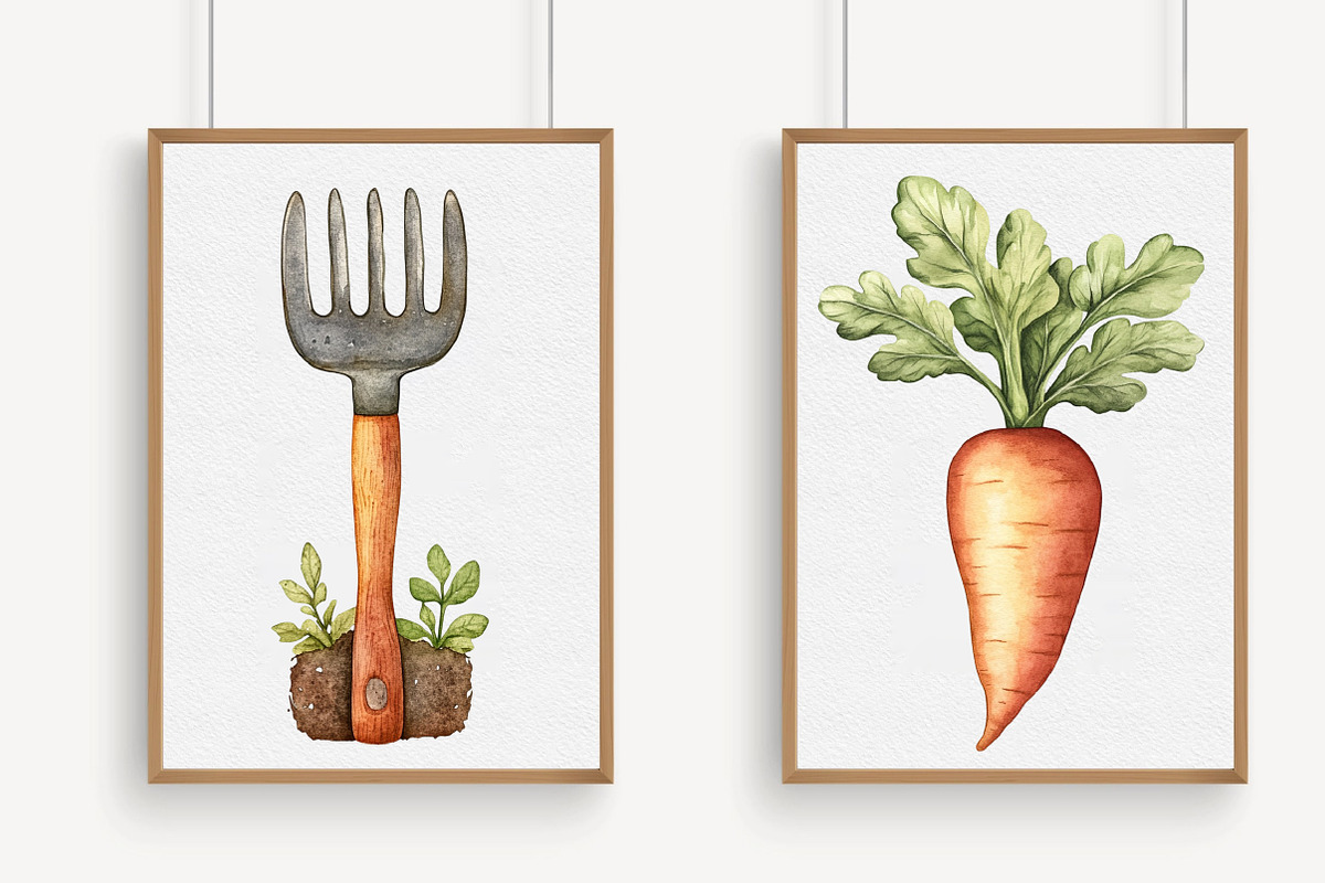 Garden Tools And Supplies Clipart, an Illustration by Libby Wishes (Photo 3 of 7)