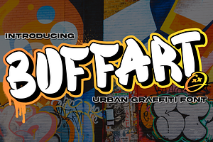 Buffart Urban Graffiti Font