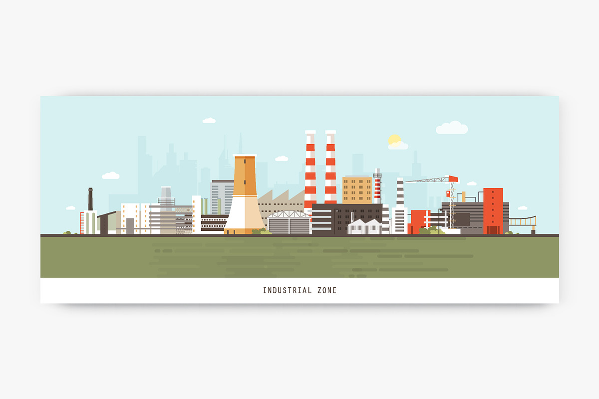 Industrial zone, plants, factories, a Work Illustration by Good Studio (Photo 2 of 4)