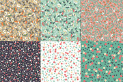 Sale - Ditsy Floral Paper & Pattern, a Pattern Graphic by JSquarePresents (Thumbnail 2 of 3)