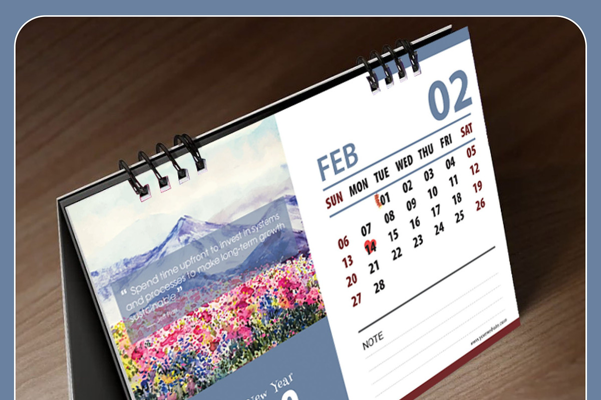 2022 Desk Calendar Templates, a Stationery Template by Offload VN (Photo 2 of 3)