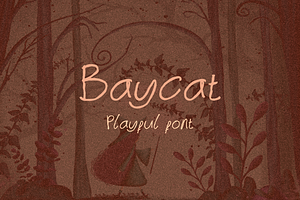 Baycat Handwritten Font, a Font by SSI.Scraps