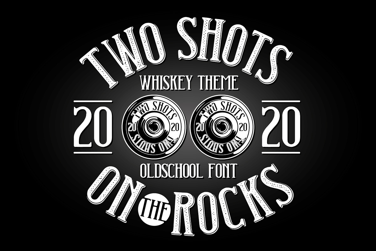 Two Shots label font, a Script Font by VozzyStock (Photo 4 of 6)