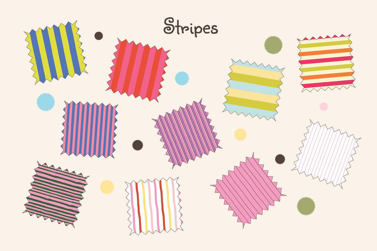 Quirky Playful Seamless Pattern Pack, a Decorative Illustration by Invisual Studio (Photo 3 of 11)
