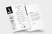CV Resume and Cover Letter Template, a Resume Template by iDoodle Studio (Thumbnail 3 of 4)