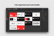 Minimal Brand Style Guide Template, a Branding & Logo Template by Moody Designs (Thumbnail 5 of 6)