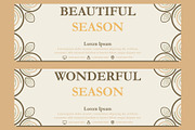 Abstract Floral Banner Template, a Marketing Template by sekitarief (Thumbnail 1 of 3)