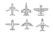 Modern Types of Planes, a Transportation Illustration by Tettygreen (Thumbnail 2 of 3)