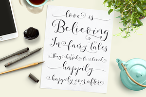 Storybook Calligraphy Script