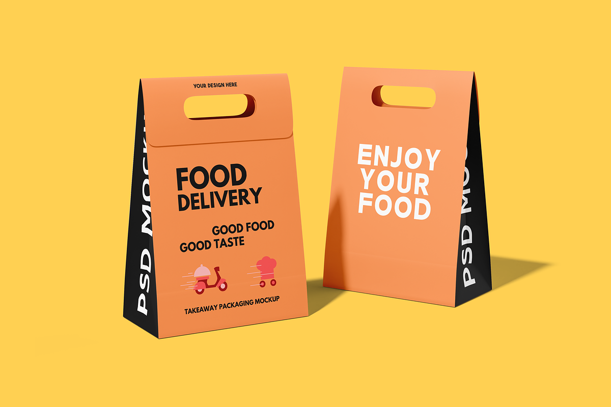 Takeaway Packaging Mockup Set, a Packaging Mockup by Custom.scene (Photo 2 of 6)