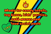 Gummy Pop Font, a Sans Serif Font by Handmadefont (Thumbnail 11 of 15)