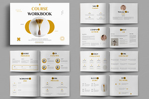 Course Workbook Layout, a Brochure Template by ContestDesign