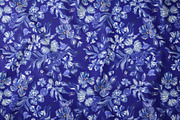 Cobalt Blue Fashion Floral Print, a Pattern Graphic by SirenaArt (Thumbnail 6 of 17)