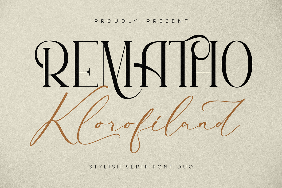 Rematho Klorofiland Duo Font, a Serif Font by Storytype Studio (Photo 1 of 15)