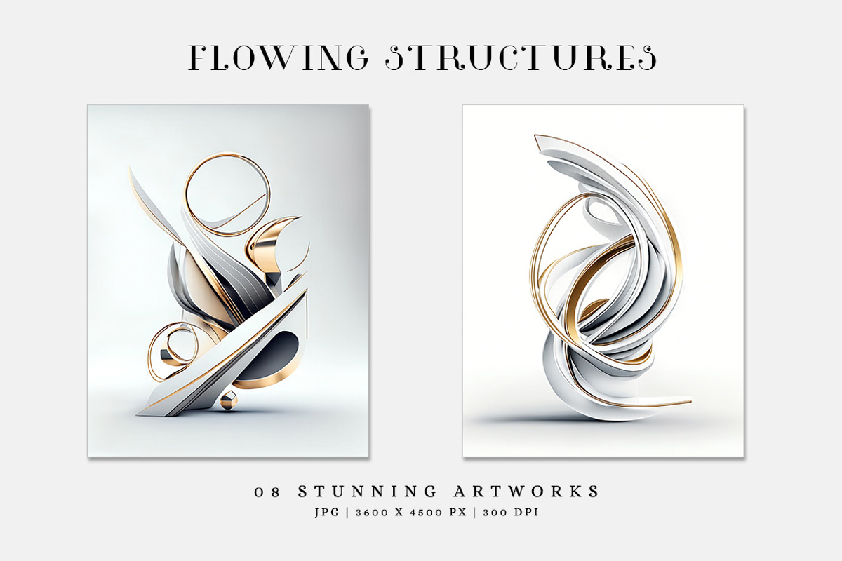 Flowing Structures, a Decorative Illustration by Digital Art Creations (Photo 3 of 7)