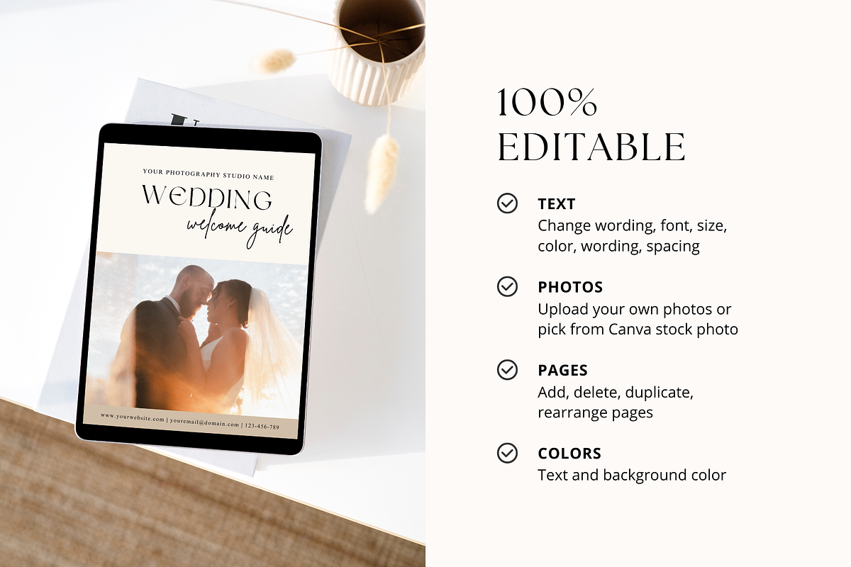Wedding Photography Welcome Guide, a Magazine Template by ShopRShop