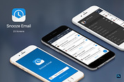 Snooze Mail UI Graphic, an App Template by hoangpts (Thumbnail 1 of 18)