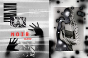 NOIR / Dark Abstract Texture Pack, a Background Graphic by Natali Batu (Thumbnail 1 of 11)