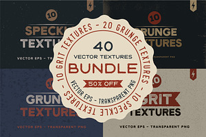 SALE :Vintage Vector Textures Bundle