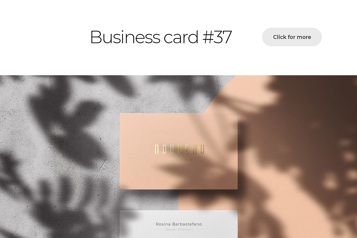 Business Card Mockup Template Bundle, a Business Card Template by PrintPixel (Photo 68 of 104)