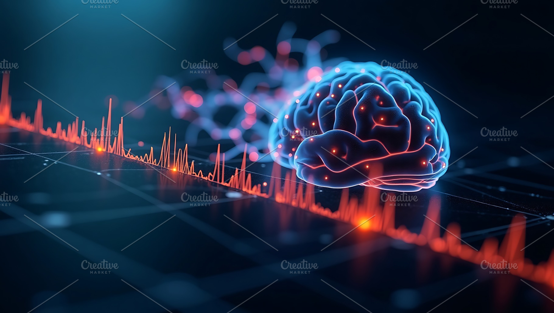 Brain activity and neural network, a Technology Photo by Artonix