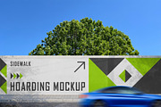 Outdoor Wall Hoarding Mockup, an Advertising Mockup by Farabion Studio (Thumbnail 1 of 2)