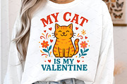 My Cat Is My Valentine PNG Design, an Illustration by Libby Wishes (Thumbnail 4 of 6)