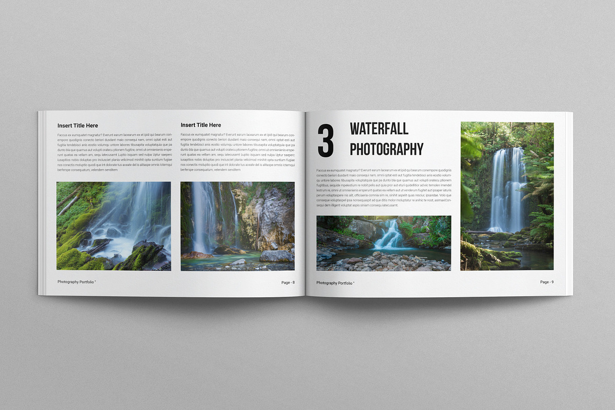 Photography Portfolio Landscape, a Brochure Template by E-Type (Photo 4 of 7)