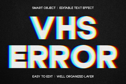 VHS Effect Template | Layer Styles ~ Creative Market