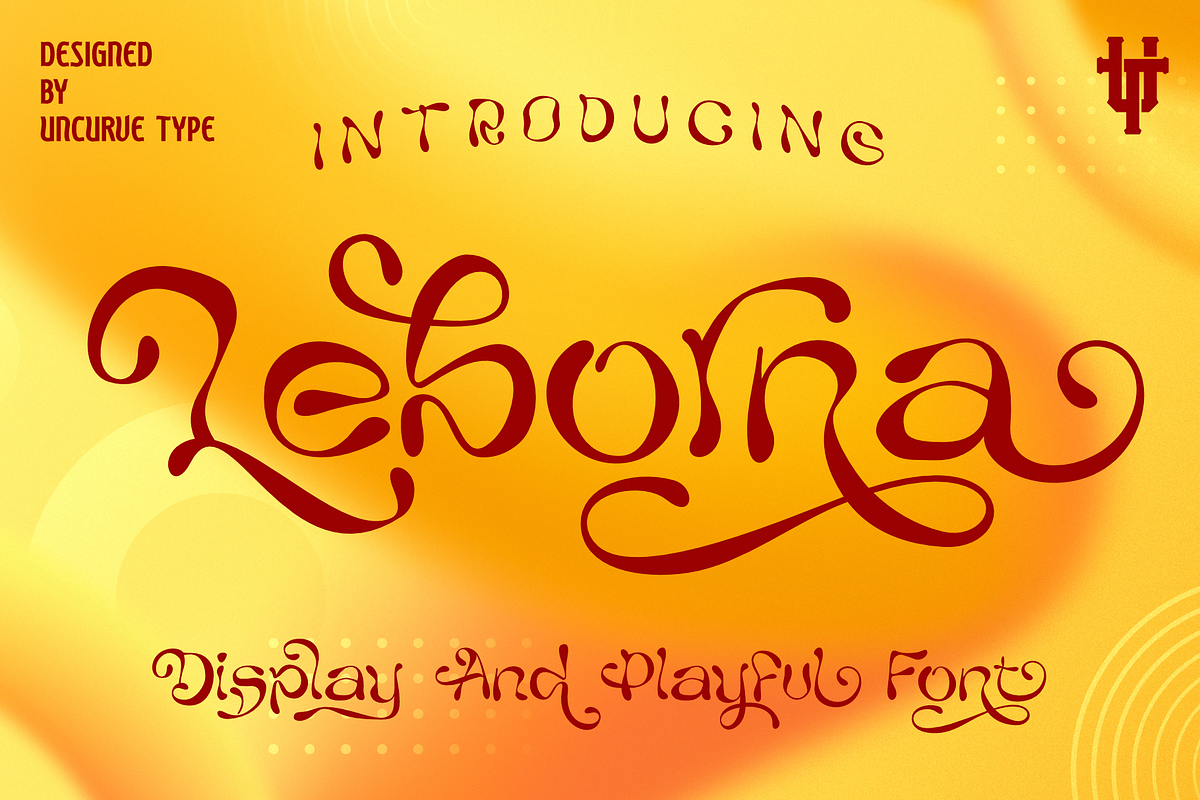 Leborna, a Handwritten Font by uncurve (Photo 1 of 9)
