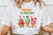 Merry & Melting Christmas Ice Cream, an Illustration by Libby Wishes (Thumbnail 3 of 6)