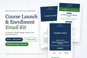 Education Email Kit — 4 Emails