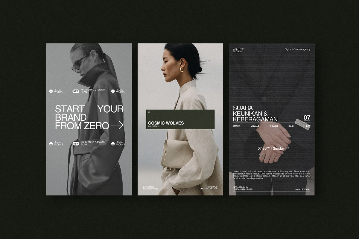 ZORA | Instagram Post & Story (III), a Social Media Template by The Aesthetic Studio (Photo 9 of 10)