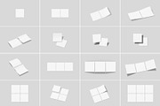 Square Postage Stamp Mockup Bundles, a Flyer Template by Graphic Aesthetic (Thumbnail 3 of 24)