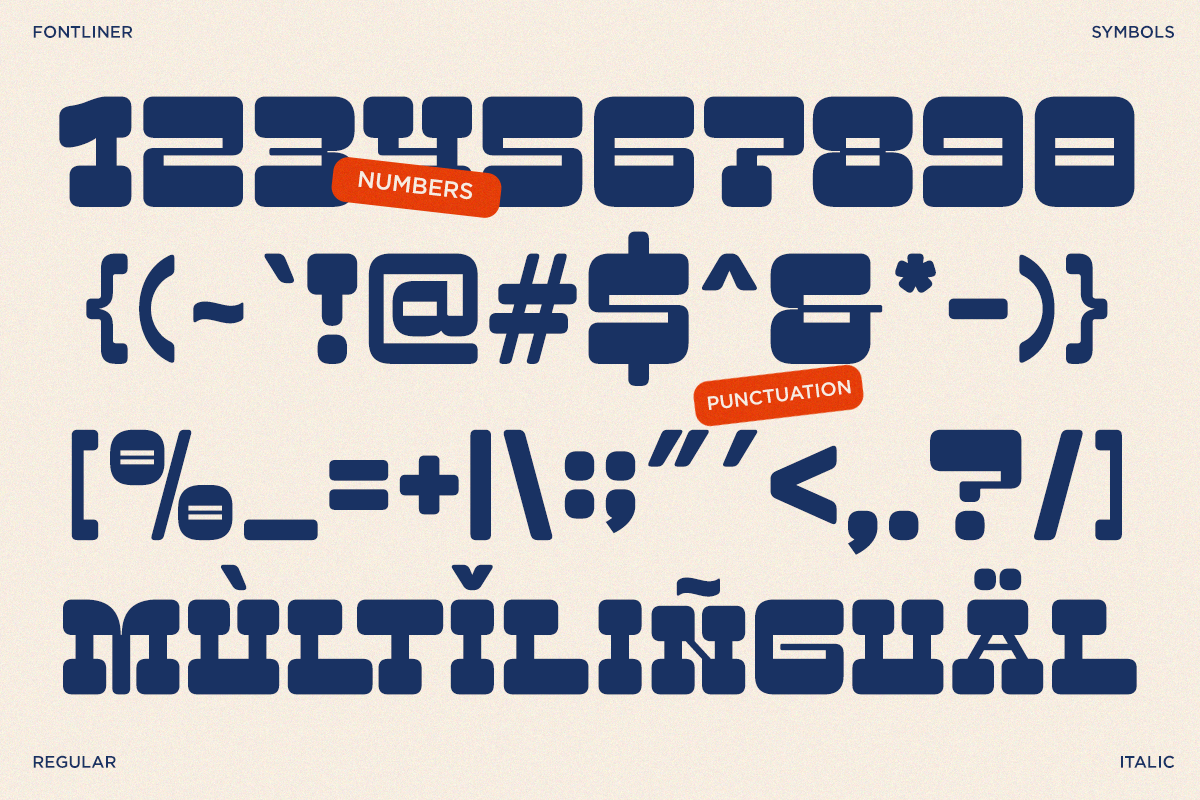 Incline – Retro Groovy Slab Serif, a Slab Serif Font by Font Liner (Photo 11 of 11)