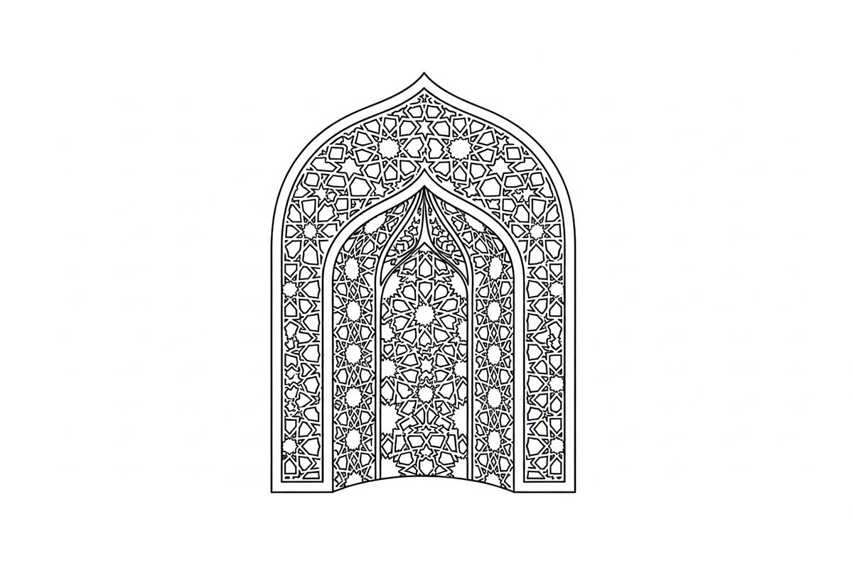 Islamic Arch Window Mandala Bundle, an Illustration by Artivon (Photo 22 of 45)