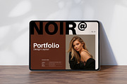 NOIR | Portfolio Brochure Template, a Brochure Template by TemplateFolio-Shop (Thumbnail 4 of 12)