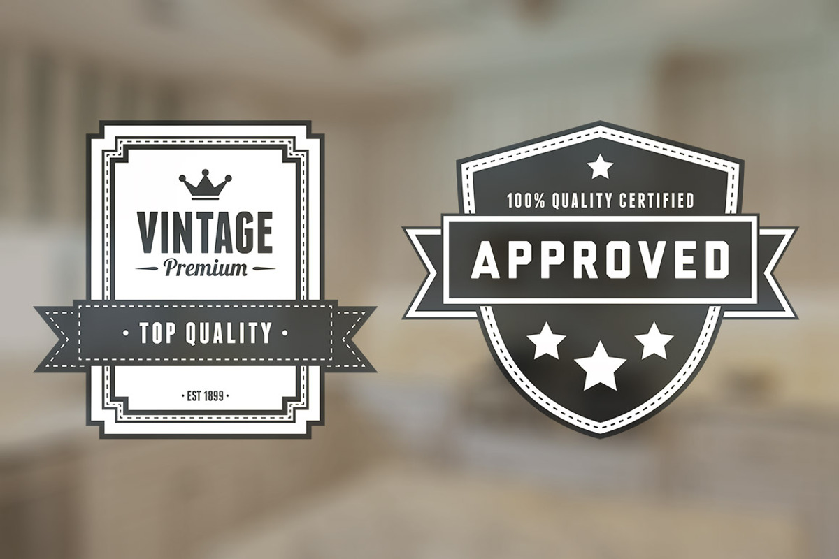 Vintage Badges Vector Pack 5 preview 3