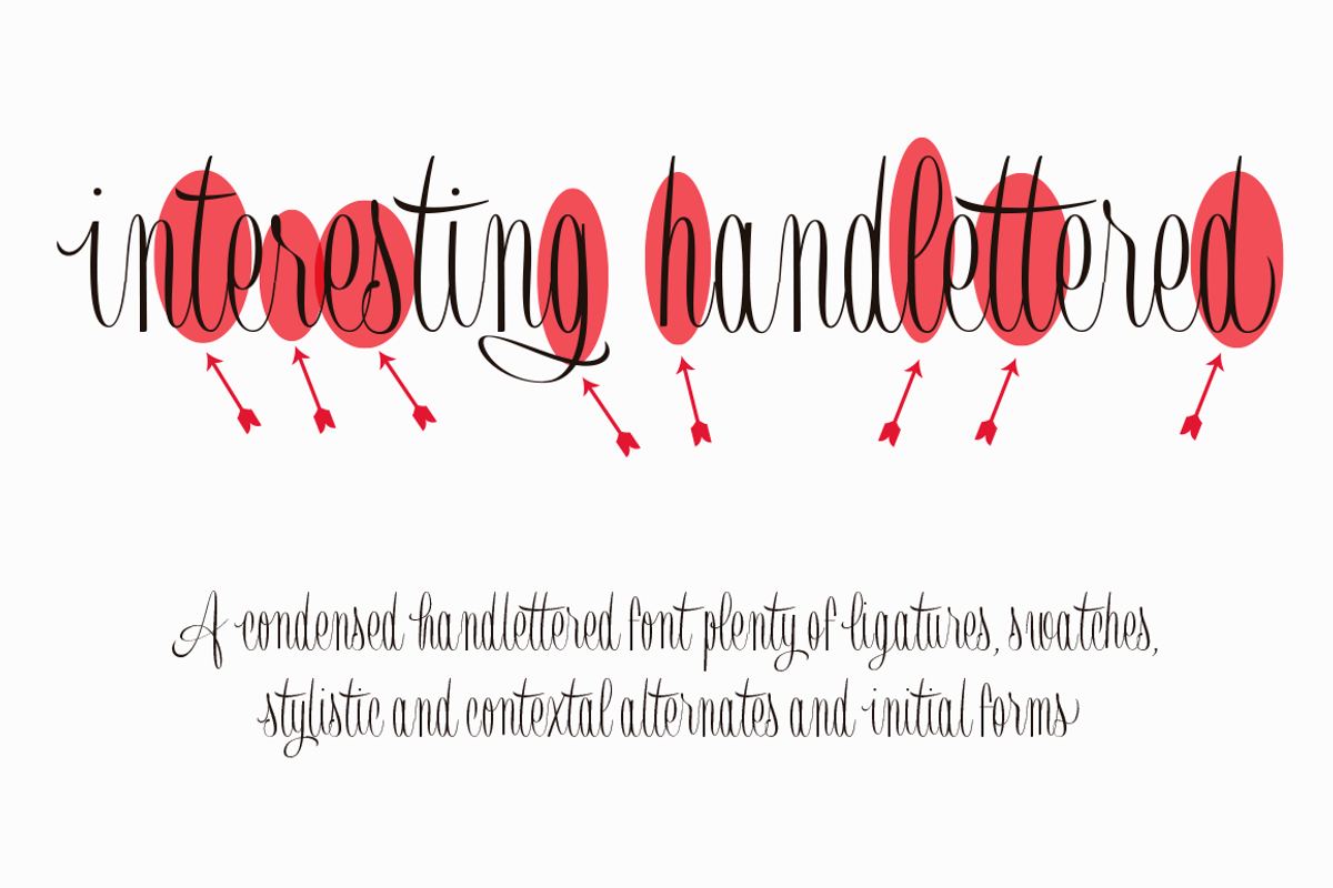 Beauville Script preview 3