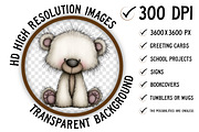 Whimsical Winter Animal Clipart, an Illustration by Craft Nest (Thumbnail 2 of 8)