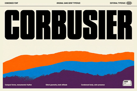 Corbusier Sans Serif Typeface