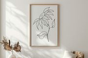 Garden Flowers Bundle Line Art SVG, a Decorative Illustration by Dervik Art Store (Thumbnail 9 of 10)