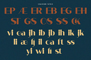 Fhunca Vinjhae Ligature Font, a Sans Serif Font by Font Kingdom (Thumbnail 5 of 6)