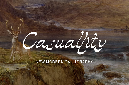 Casuallity, a Handwritten Font by zamjumps