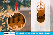 Christmas Scene Ornaments Layered, a Decorative Illustration by OTVEY DESIGN (Thumbnail 10 of 13)