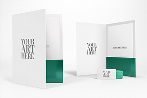 Presentation Folders Mockup