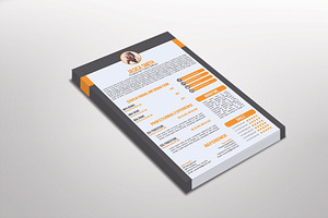 Fotomi Resume Template Design