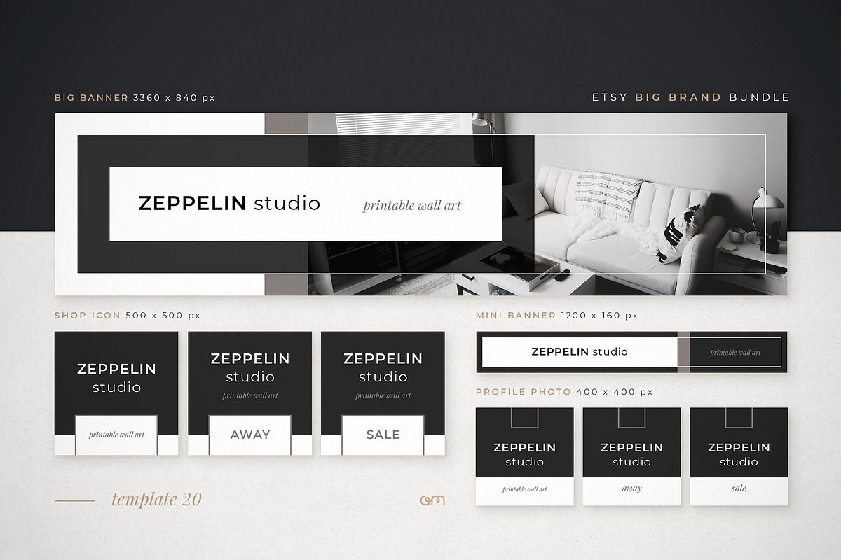 Etsy Big Brand Bundle, a Branding & Logo Template by AM Studio (Photo 23 of 23)