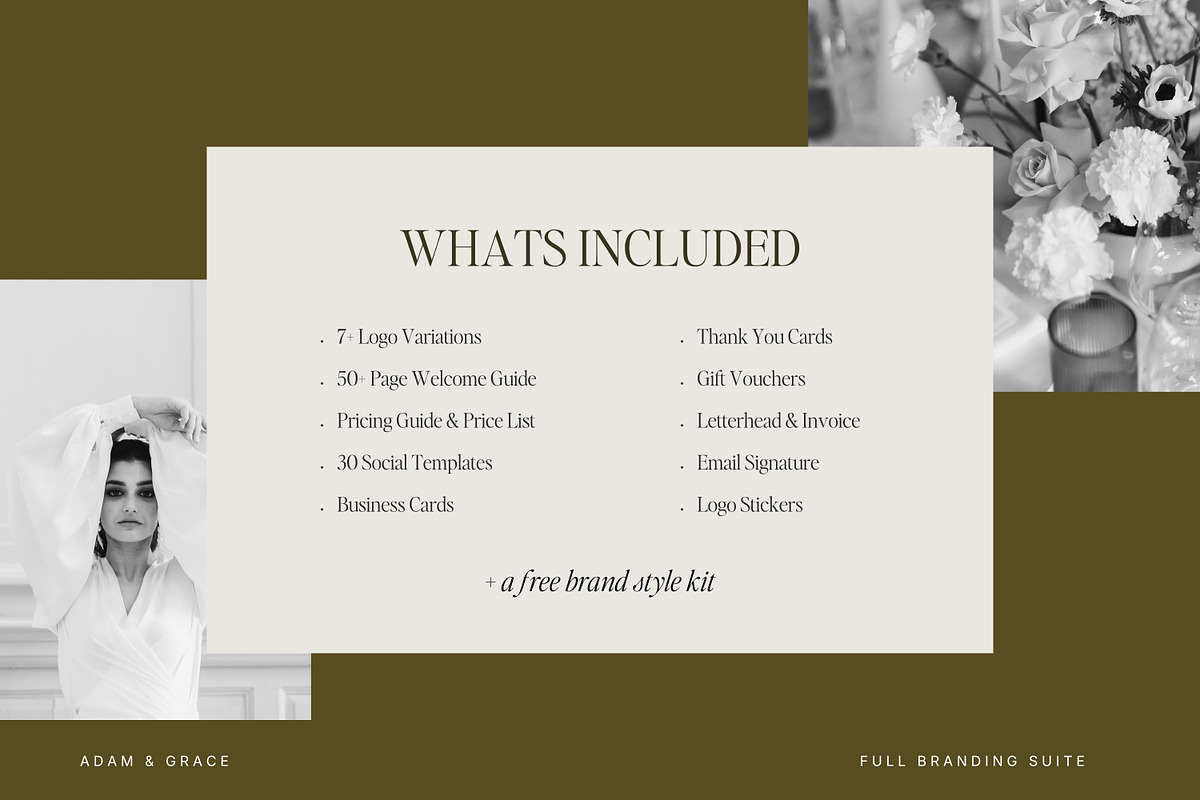 Wedding Photography Branding Kit, a Marketing Template by Adam and Grace (Photo 15 of 16)